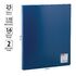 Папка на 2 кольцах OfficeSpace А4, 25мм, 500мкм, пластик, синяя