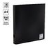 Папка на 2 кольцах OfficeSpace А4, 40мм, 500мкм, пластик, черная