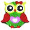 Аппликация из помпонов Мульти-Пульти "Сова", 21*28,5см, европодвес
