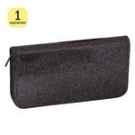 Пенал 1 отделение, 190*100 ArtSpace "My Space", черный, ПВХ с блестками