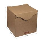 Короб архивный OfficeSpace, 33*31*34см, для регистраторов, накопителей, фронтальная загрузка, липучка