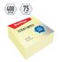 Самоклеящийся блок Berlingo "Ultra Sticky", 75*75мм, 400л., пастель, желтый