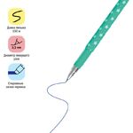 Ручка гелевая стираемая ArtSpace синяя, 0,5мм, корпус ассорти