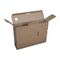 Короб архивный с клапаном OfficeSpace "Standard" плотный, микрогофрокартон, 75мм, бурый, до 700л.