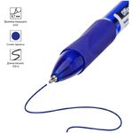 Ручка шариковая автоматическая OfficeSpace "Nautilus" синяя, 0,7мм, на масляной основе, штрихкод