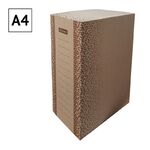 Короб архивный с клапаном OfficeSpace "Standard" плотный, микрогофрокартон, 150мм, бурый, до 1400л.