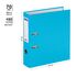 Папка-регистратор OfficeSpace, 70мм, бумвинил, с карманом на корешке, бирюзовая