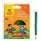 Карандаши цветные Мульти-Пульти "Приключения Енота", 12цв., короткие, заточен., картон, европодвес
