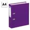 Папка-регистратор OfficeSpace, 70мм, бумвинил, с карманом на корешке, фиолетовая