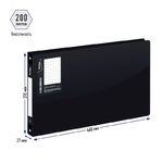 Папка на 4 кольцах Berlingo "Standard", А3, 27мм, 800мкм, горизонтальная, черная