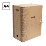 Папка архивная с завязками OfficeSpace "Standard" плотная, микрогофрокартон, 150мм, бурый, 1400л.