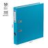 Папка-регистратор OfficeSpace, 50мм, бумвинил, с карманом на корешке, бирюзовая