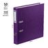 Папка-регистратор OfficeSpace, 50мм, бумвинил, с карманом на корешке, фиолетовая