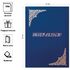Папка адресная "Поздравляем!" OfficeSpace, 220*310, бумвинил, синий, инд. упаковка