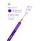 Ручка шариковая Berlingo "xGold" фиолетовая, 0,7мм, игольчатый стержень, грип