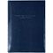 Ежедневник недатир. А5, 136л., кожзам, OfficeSpace "Dallas", синий, золотой срез