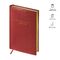 Ежедневник недатир. А5, 136л., кожзам, OfficeSpace "Dallas", бордовый, золотой срез