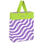 Пакет подарочный 18*23*10см MESHU "lavender Color Illusion", отд. фольгой, матовая ламинация
