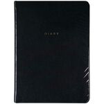 Ежедневник недатир. А5, 136л., кожзам, OfficeSpace "Windsor", черный, золотой срез