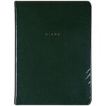 Ежедневник недатир. А5, 136л., кожзам, OfficeSpace "Windsor", зеленый, золотой срез