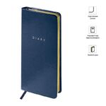 Еженедельник недатированный, карманный, 64л., кожзам, OfficeSpace "Windsor", синий, зол. срез