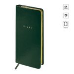 Еженедельник недатированный, карманный, 64л., кожзам, OfficeSpace "Windsor", зеленый, зол. срез
