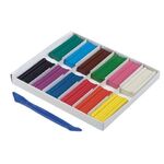 Пластилин классический BRAUBERG "АКАДЕМИЯ", 12 цветов, 240 г, со стеком, картонная упаковка, 103256