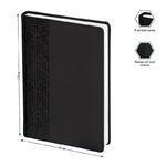 Ежедневник недатир. А5, 160л., кожзам, Berlingo "Vivella Prestige", черный