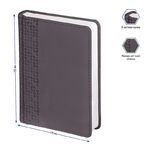 Ежедневник недатир. А6, 160л., кожзам, Berlingo "Vivella Prestige", серый