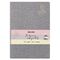 Тетрадь 60 л. в клетку обложка кожзам под рогожку, сшивка, B5 (179х250мм), СЕРЫЙ, BRAUBERG HARMONY, 403839
