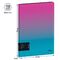 Папка на 4 кольцах Berlingo "Radiance", 24мм, 600мкм, D-кольца, с внутр. карманом, розовый/голубой градиент