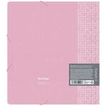 Папка для тетрадей на резинке Berlingo "Starlight S" А5+, 600мкм, розовая, с рисунком