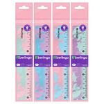 Линейка 15см Berlingo "Haze", пластиковая, ассорти, европодвес