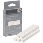 Мелки школьные Гамма, белые, 06шт., мягкие, квадратные, картонная упаковка, европодвес