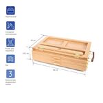 Этюдник-органайзер для пастели Гамма "Студия", 3 уровня, 42*28*12,5(32,5)см, бук