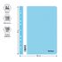 Папка-скоросшиватель пластик. перф. Berlingo, А4, 180мкм, аквамарин