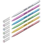 Набор гелевых ручек Berlingo "Brilliant Metallic" 6шт., 06цв., 0,8мм, корпус ассорти