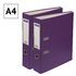 Папка-регистратор OfficeSpace, 70мм, бумвинил, с карманом на корешке, фиолетовая