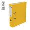 Папка-регистратор OfficeSpace, 70мм, бумвинил, с карманом на корешке, желтая