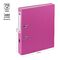 Папка-регистратор OfficeSpace, 70мм, бумвинил, с карманом на корешке, розовая