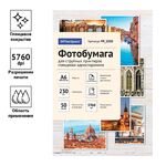 Фотобумага А6 (100*150) для стр. принтеров OfficeSpace, 230г/м2 (50л) глянцевая односторонняя