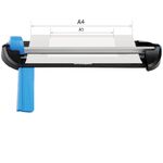 Резак роликовый А4 OfficeSpace "Multiblade", 305мм, до 5 листов, линейка, 4 стиля резки