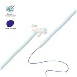 Ручка шариковая MESHU "Unicorn" синяя, 0,7мм, корпус ассорти, с топпером