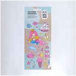 Наклейки объемные MESHU "Under the sea", 10*24см, 25 наклеек, инд. уп., европодвес