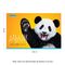 Альбом для рисования 20л., А4, на скрепке ArtSpace "Животные. Funny panda", эконом