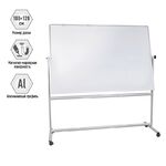 Доска магнитно-маркерная Berlingo "Premium", 120*180см, двусторонняя, поворотная, мобильная
