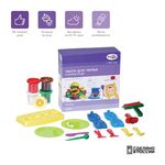 Тесто для лепки Гамма "Малыш. Кафе", 05 цветов, 300г, набор с аксессуарами