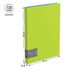 Папка на 4-х кольцах Berlingo "Fuze", 25мм, 600мкм, салатовая