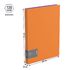 Папка на 4-х кольцах Berlingo "Fuze", 25мм, 600мкм, оранжевая