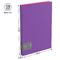 Папка на 2-х кольцах Berlingo "Fuze", 25мм, 600мкм, фиолетовая